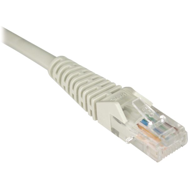 Eaton Tripp Lite Series Cat5e 350 MHz Snagless Molded (UTP) Ethernet Cable (RJ45 M/M), PoE - Gray, 25 ft. (7.62 m) - Image 2