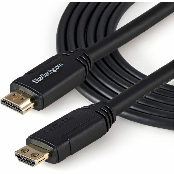 StarTech.com 9.8ft (3m) HDMI 2.0 Cable, 4K 60Hz Premium Certified High Speed HDMI Cable w/Ethernet, UHD HDMI Cord, M/M Gripping Connectors - Image 4