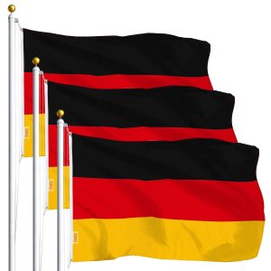 Germany German Flag 3x5 Ft 3-Pack Printed Polyester By G128