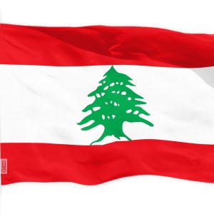 G128 Lebanon Lebanese Flag | 3x5 feet | Printed 150D - Indoor/Outdoor, Vibrant Colors, Brass Grommets, Quality Polyester, Much Thicker More Durable Than 100D 75D Polyester