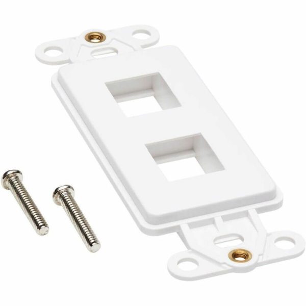 Eaton Tripp Lite Series Center Plate Insert, Decora Style - Vertical, 2 Ports, TAA - Image 5