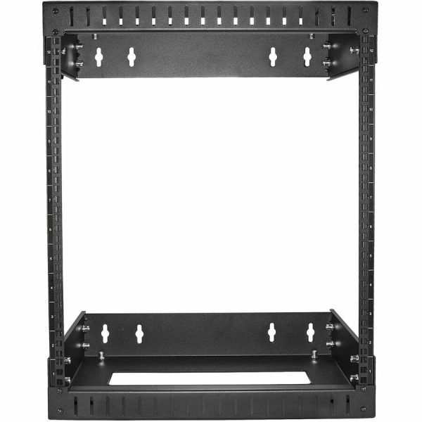 StarTech.com 2-Post 12U Heavy-Duty Wall Mount Network Rack, 19" Open Frame Server Rack with Adjustable Depth, Data Rack for IT Equipment~ - Image 5