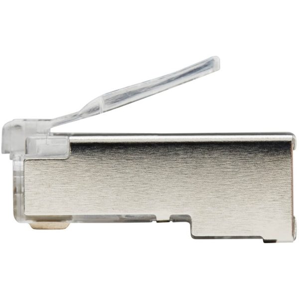 Eaton Tripp Lite Series Cat6 RJ45 Pass-Through FTP Modular Plug, 100 Pack, TAA - Image 2