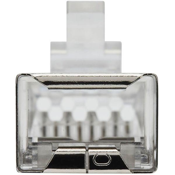 Eaton Tripp Lite Series Cat6 RJ45 Pass-Through FTP Modular Plug, 100 Pack, TAA - Image 3