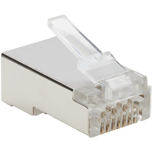 Eaton Tripp Lite Series Cat6 RJ45 Pass-Through FTP Modular Plug, 100 Pack, TAA - Image 6
