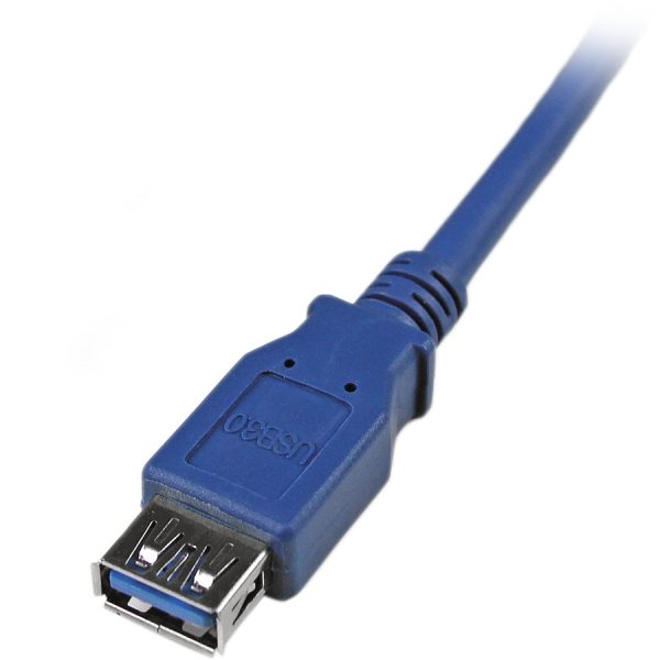 StarTech.com 6 ft SuperSpeed USB 3.0 (5Gbps) Extension Cable A to A M/F - Image 2