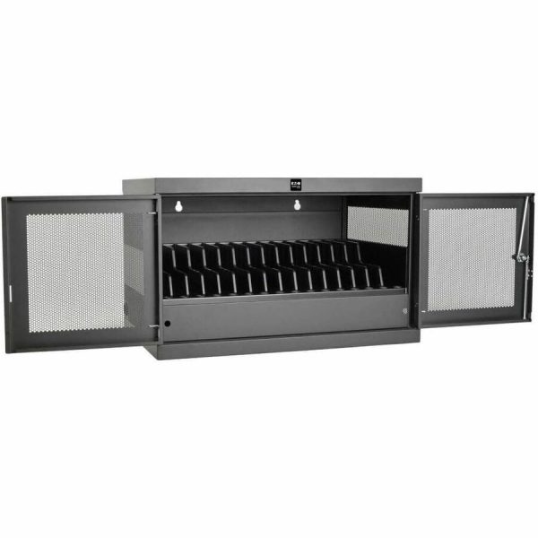 Eaton Tripp Lite Series Multi-Device Charging Station, 16 AC Outlets, Chromebooks and Laptops, Wall-Mount and Cart Options, Black - Image 2