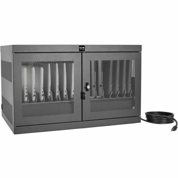 Eaton Tripp Lite Series Multi-Device Charging Station, 16 AC Outlets, Chromebooks and Laptops, Wall-Mount and Cart Options, Black - Image 3