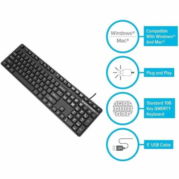 Targus USB Wired Keyboard - Image 6