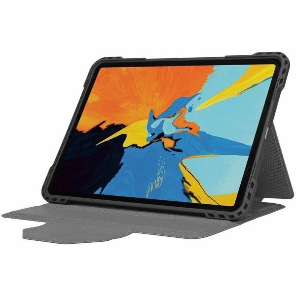 Targus Pro-Tek THZ866GL Rugged Carrying Case (Folio) for 10.9" to 11" Apple iPad Air (4th Generation), iPad Air (5th Generation), iPad Pro, iPad Pro (2nd Generation), iPad Pro (3rd Generation), iPad Pro (4th Generation) Tablet, Apple Pencil, Stylus - Black - Image 2