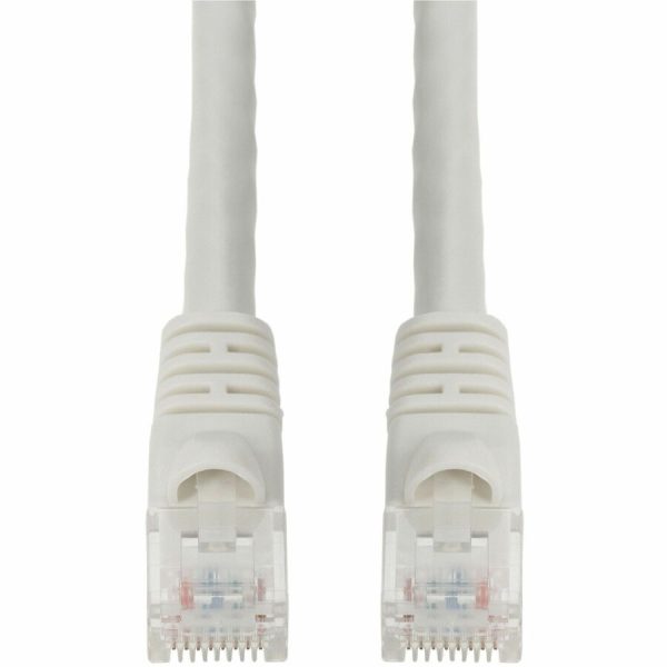 AddOn 3ft White CAT 6 PVC Ethernet Cable Snagless Bubble Boot RJ-45 M/M