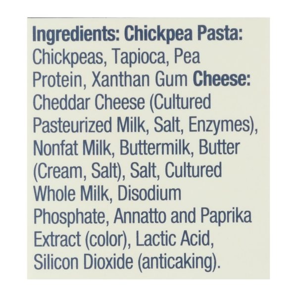 Banza - Chickpea Pasta Mac and Cheese - Shells and Classic Cheddar - Case of 6 - 5.5 oz.