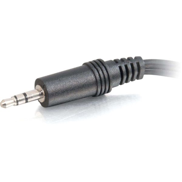 C2G 6in 3.5mm Y-Cable - 3.5mm (1) to 3.5mm (2) - M/F - Image 2