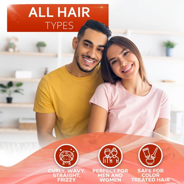 Batana Oil Hair Serum   Repair Thinning Dry Damaged Fine and Split Ends   Thickening Lightweight Formula   Anti Frizz and Heat Protection Control Products for Men and Women   Curly and Frizzy Mix - Image 6