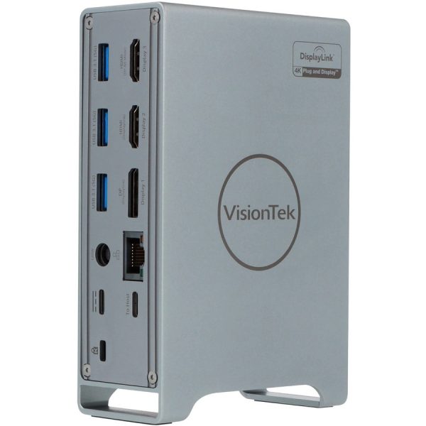 VisionTek VT7100 Triple Display 4K USB-C Docking Station with 100W Power Delivery - Image 7