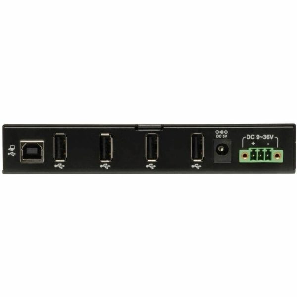 Eaton Tripp Lite Series 4-Port Industrial-Grade USB 2.0 Hub - 15 kV ESD Immunity, Metal Housing, Mountable - Image 4