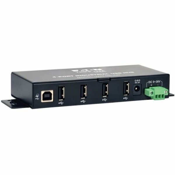 Eaton Tripp Lite Series 4-Port Industrial-Grade USB 2.0 Hub - 15 kV ESD Immunity, Metal Housing, Mountable - Image 5