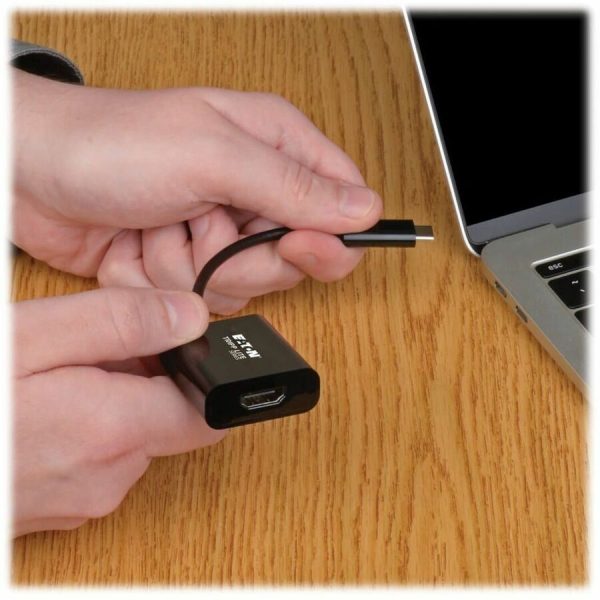 Eaton Tripp Lite Series USB-C to HDMI 4K Adapter with Alternate Mode - DP 1.2, Black - Image 9