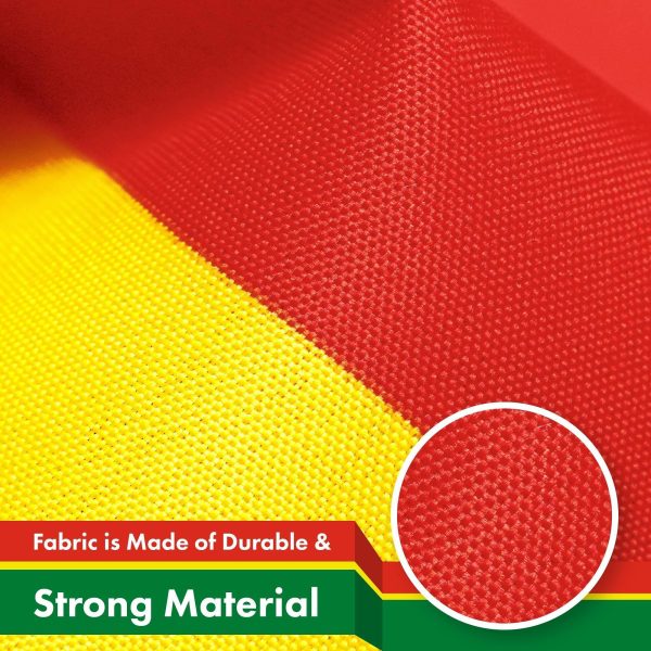 G128 Bolivia Flag | 3x5 Ft | LiteWeave Pro Series Printed 150D Polyester | Country Flag, Indoor/Outdoor, Vibrant Colors, Brass Grommets, Thicker and More Durable Than 100D 75D Polyester - Image 4