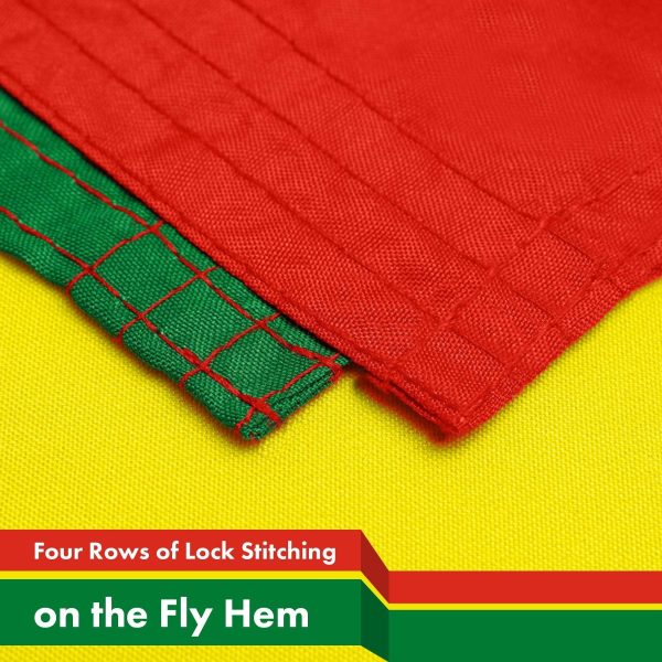 G128 Bolivia Flag | 3x5 Ft | LiteWeave Pro Series Printed 150D Polyester | Country Flag, Indoor/Outdoor, Vibrant Colors, Brass Grommets, Thicker and More Durable Than 100D 75D Polyester - Image 5