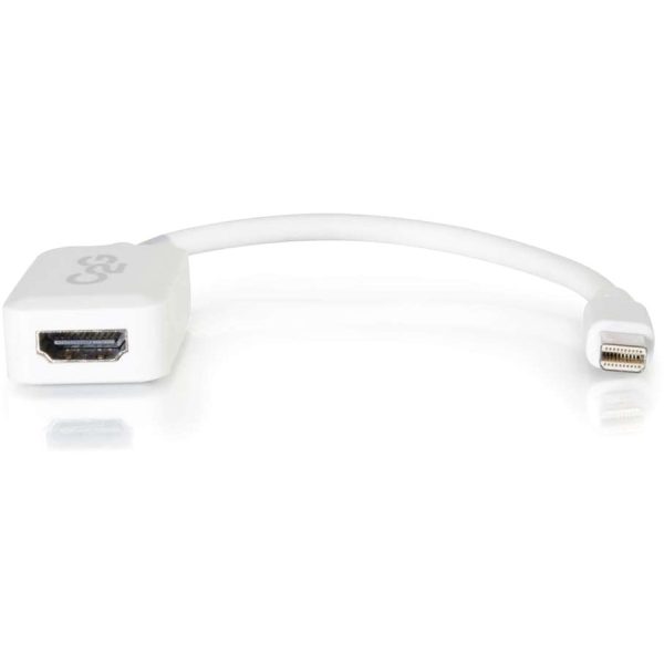 C2G Mini DisplayPort to HDMI Adapter - White - Image 2