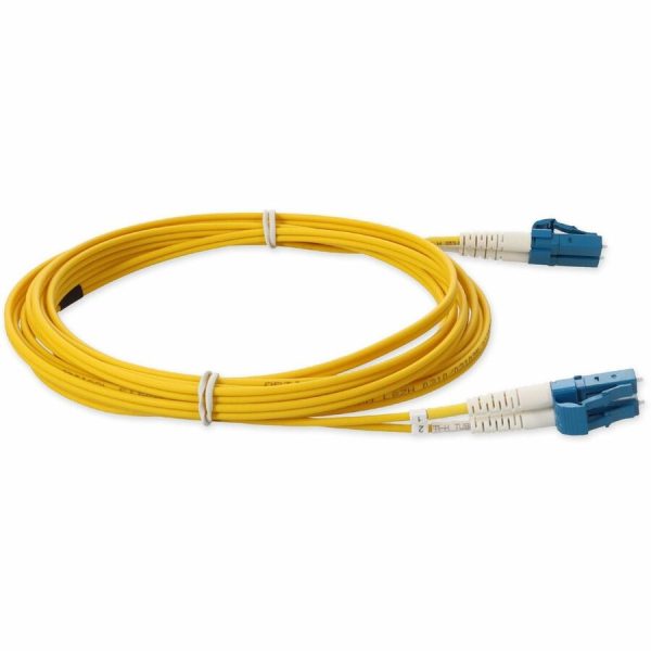 AddOn 3m LC (Male) to LC (Male) Yellow OS2 Duplex Fiber LSZH-rated Patch Cable - Image 6