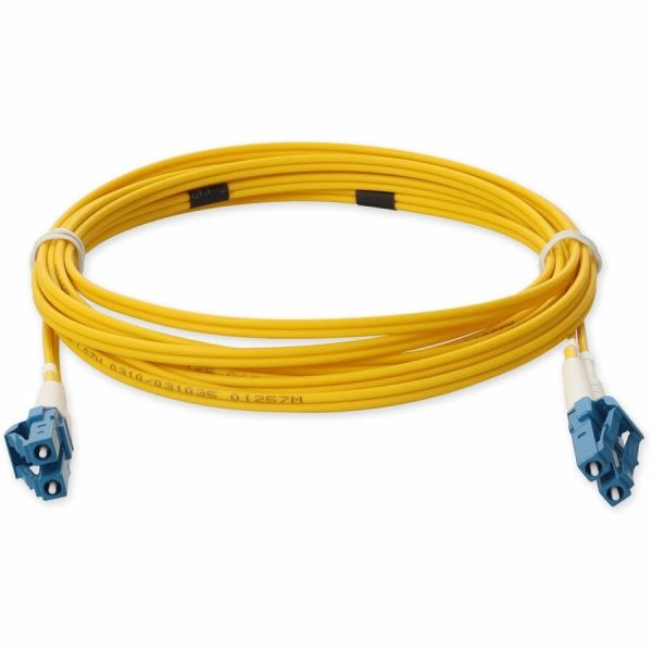 AddOn 3m LC (Male) to LC (Male) Yellow OS2 Duplex Fiber LSZH-rated Patch Cable - Image 8