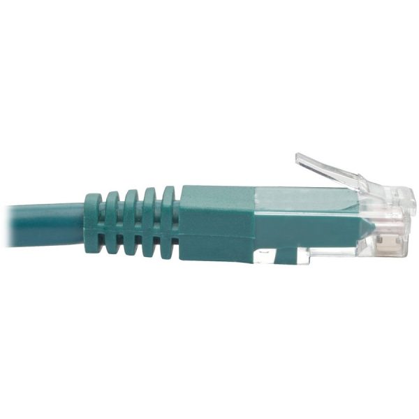 Eaton Tripp Lite Series Cat6 Gigabit Molded (UTP) Ethernet Cable (RJ45 M/M), PoE, Green, 15 ft. (4.57 m) - Image 3