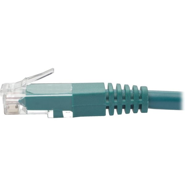 Eaton Tripp Lite Series Cat6 Gigabit Molded (UTP) Ethernet Cable (RJ45 M/M), PoE, Green, 15 ft. (4.57 m) - Image 4