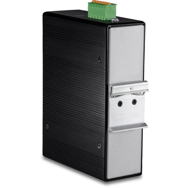 TRENDnet 12-Port Hardened Industrial Gigabit PoE+ Layer 2+ Managed DIN-Rail Switch, 240W Power Budget, Hardened IP30 Network Ethernet Gigabit PoE+ Switch, Lifetime Protection, Black, TI-PG1284i - Image 4