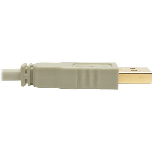 Eaton Tripp Lite Series USB 2.0 A to B Cable (M/M), Beige, 6 ft. (1.83 m) - Image 5