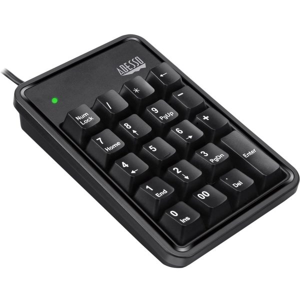 Adesso 19-Key Mechanical Keypad with 3-Port USB Hub - Image 11