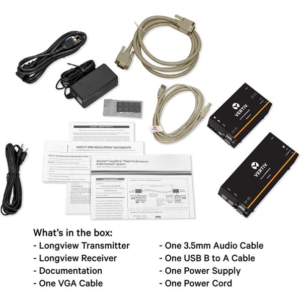 Avocent LV 3000 Series High Quality KVM Extender Kit with Receiver & Transmitter - Image 2