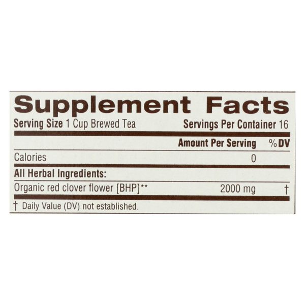 Traditional Medicinals - Herb Tea Red Clover - Case of 6 - 16 BAG - Image 2