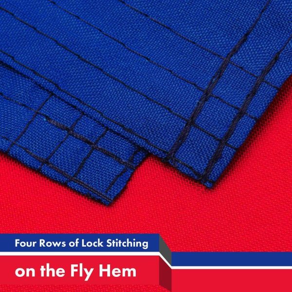 G128 2 Pack: Cambodia Cambodian Flag | 3x5 Ft | LiteWeave Pro Series Printed 150D Polyester | Country Flag, Indoor/Outdoor, Vibrant Colors, Brass Grommets, Thicker and More Durable Than 100D 75D Poly - Image 5