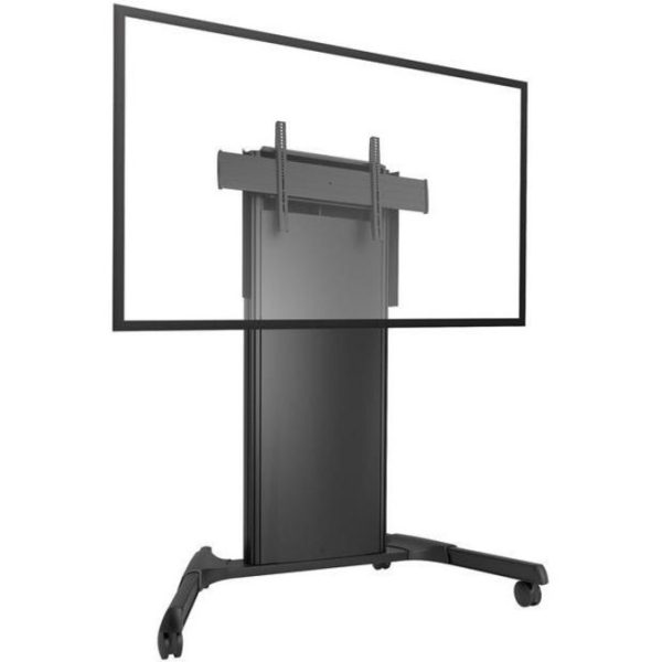 Chief Fusion Ultrawide X-Large Height Adjustable Mobile TV Cart - For Displays 55-100" - Black - Image 4