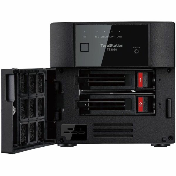 BUFFALO TeraStation 3230DN 2-Bay Desktop NAS 4TB (2x2TB) HDD Included 2.5GBE iSCSI TAA Compliant - Image 2