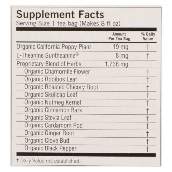 Yogi Bedtime Herbal Tea Caffeine Free Soothing Caramel - 16 Tea Bags - Case of 6 - Image 2