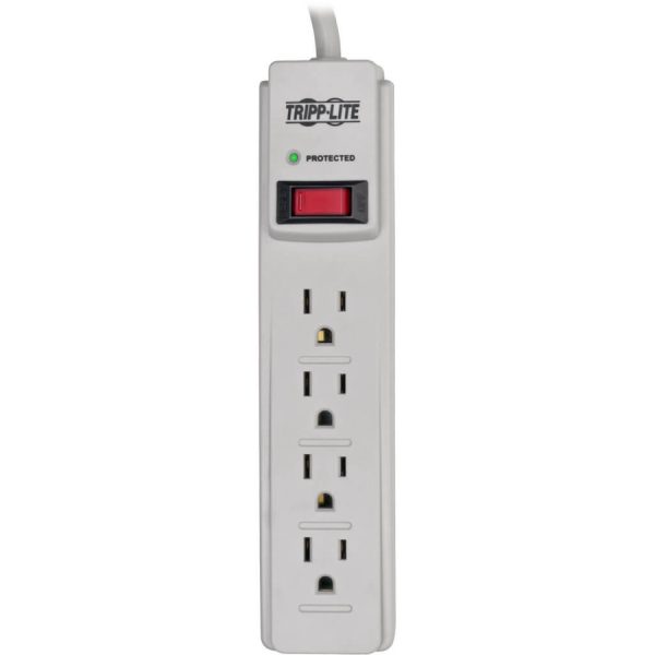 Eaton Tripp Lite Series Protect It! 4-Outlet Home Computer Surge Protector Strip, 4 ft. (1.22 m) Cord, 450 Joules - Image 3