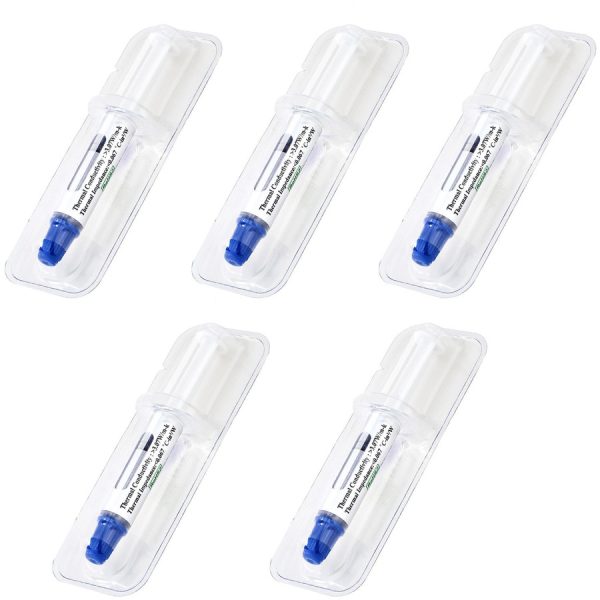 StarTech.com Thermal Paste, Pack of 5 Syringes (1.5g/ea), Metal Oxide Heat Sink Compound, CPU Paste - Image 6
