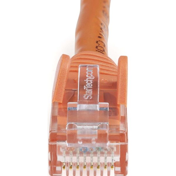 StarTech.com 30ft CAT6 Ethernet Cable - Orange Snagless Gigabit - 100W PoE UTP 650MHz Category 6 Patch Cord UL Certified Wiring/TIA - Image 3
