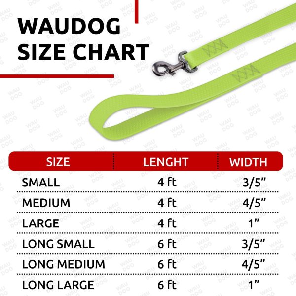 Waterproof Dog Leash 4 Ft   6 Ft   Anti Slip Dog Leash for Large Dogs Small and Medium Dogs   Heavy Duty Dog Leash with Water and Dirt Resistant   Long Or Short Dog Leashes for Boy & Girl Dogs - Image 3