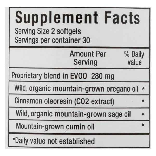 North American Herb and Spice OregaRESP - 60 Softgels