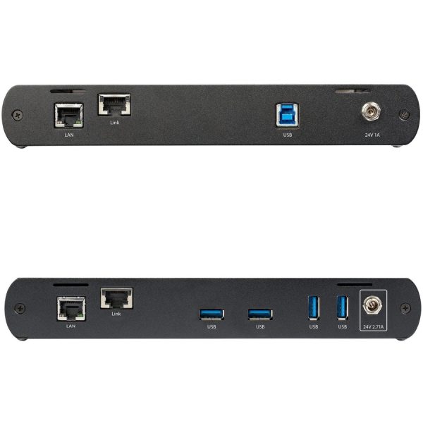 StarTech.com 4-Port USB 3.0 Extender with 1x Gigabit Ethernet Port Extension over Single Cat6a/Cat7 Cable 330ft/100m, 5Gbps USB-A Extender - Image 3