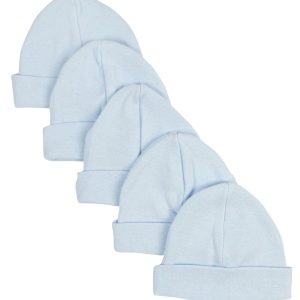Blue Baby Cap (pack Of 5) 031-blue-5