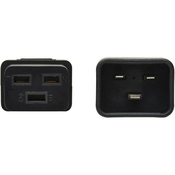 Eaton Tripp Lite Series Power Extension Cord, C19 to C20 - Heavy-Duty, 15A, 250V, 14 AWG, 15 ft. (4.6 m), Black - Image 4
