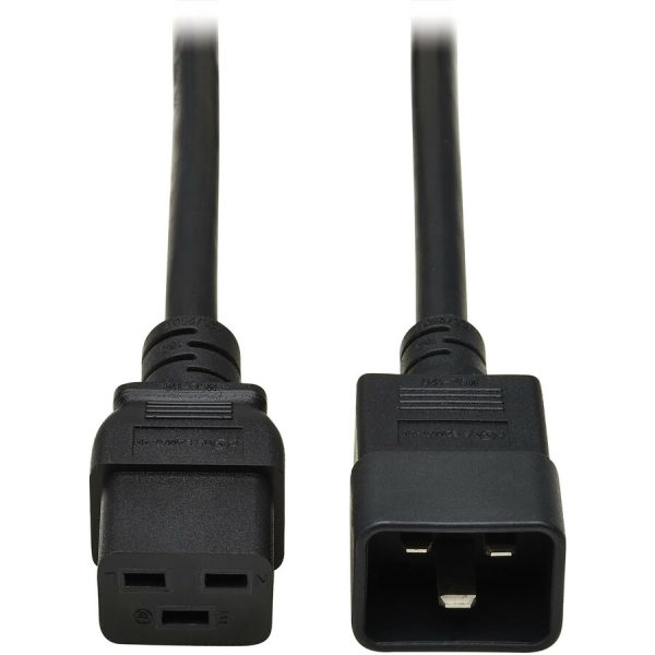 Eaton Tripp Lite Series Power Extension Cord, C19 to C20 - Heavy-Duty, 15A, 250V, 14 AWG, 15 ft. (4.6 m), Black - Image 5