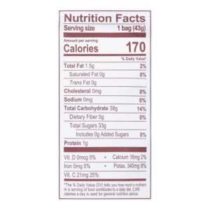 Natierra Freeze Dried - Mangos - Case of 12 - 1.5 oz.