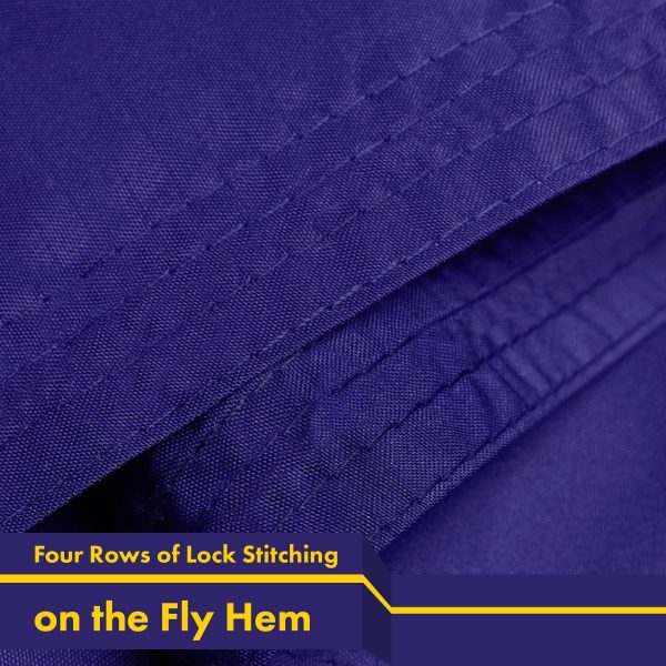 G128 5 Pack: Kansas KS State Flag | 3x5 Ft | LiteWeave Pro Series Printed 150D Polyester | Indoor/Outdoor, Vibrant Colors, Brass Grommets, Thicker and More Durable Than 100D 75D Polyester - Image 5