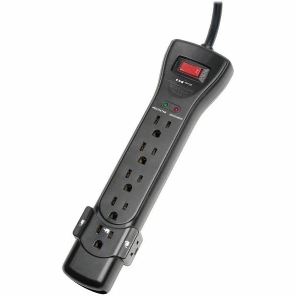 Eaton Tripp Lite Series Protect It! 7-Outlet Surge Protector, 7 ft. Cord with Right-Angle Plug, 2160 Joules, Diagnostic LEDs, Black Housing - Image 9
